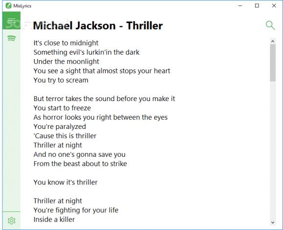 MixLyrics screenshot
