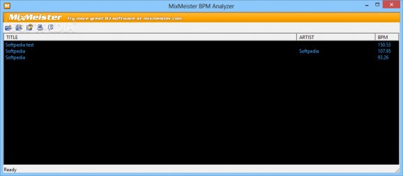 MixMeister BPM Analyzer screenshot