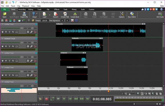 Mixpad Music Mixer and Recording Studio screenshot