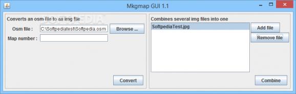 Mkgmap GUI screenshot