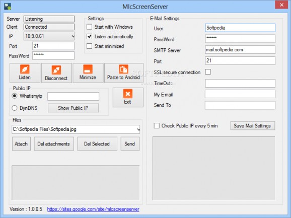 MlcScreenServer screenshot