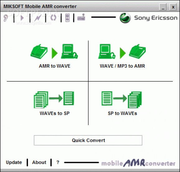 Mobile AMR converter screenshot