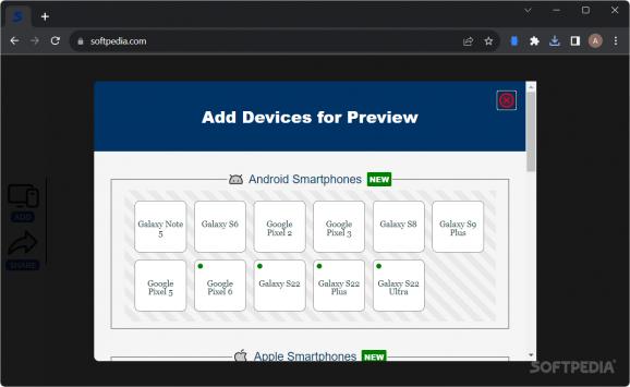 Mobile View Web Testing & Device Simulator screenshot