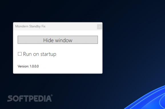 Modern Standby Fix screenshot