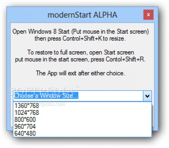 modernStart screenshot