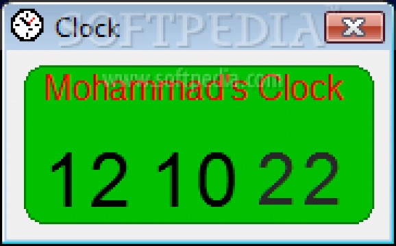 Mohammad's Clock screenshot