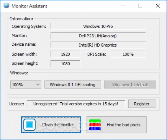 Monitor Assistant screenshot