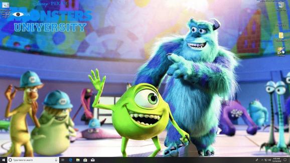 Monsters University Theme screenshot