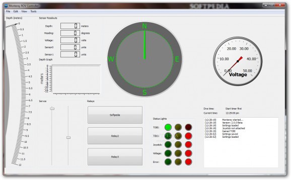 Monterey ROV Controller screenshot
