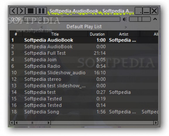 Moo0 Audio Player screenshot