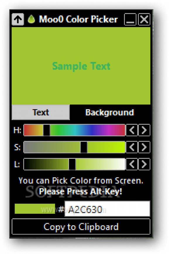 Moo0 Color Picker screenshot