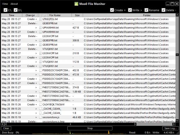 Moo0 File Monitor screenshot