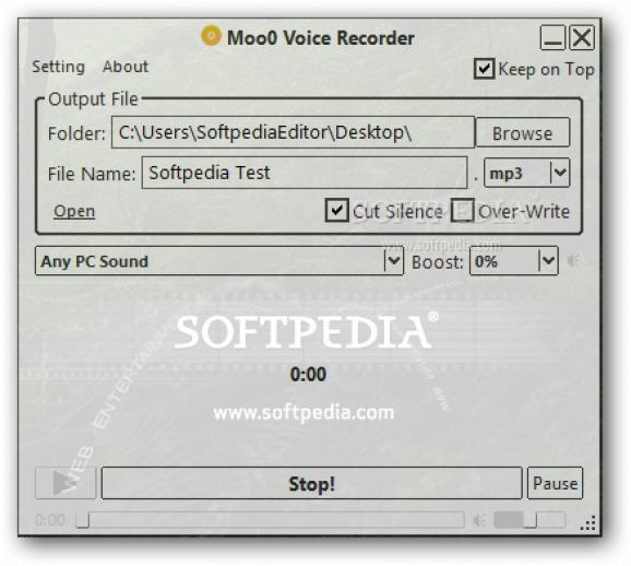 Moo0 Voice Recorder screenshot