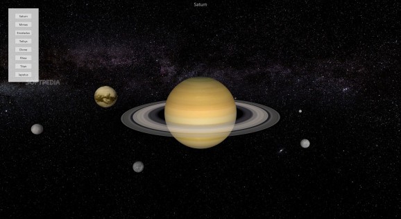 Moons of Saturn 3D screenshot