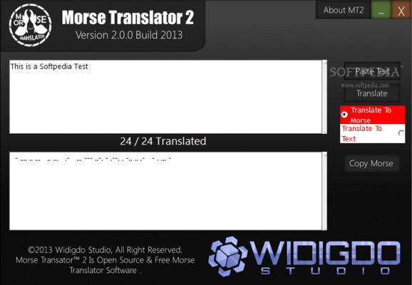 Morse Translator screenshot