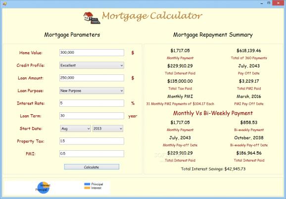 Mortgage Calculator screenshot