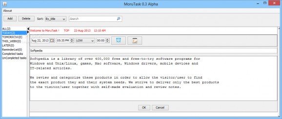 MoruTask screenshot
