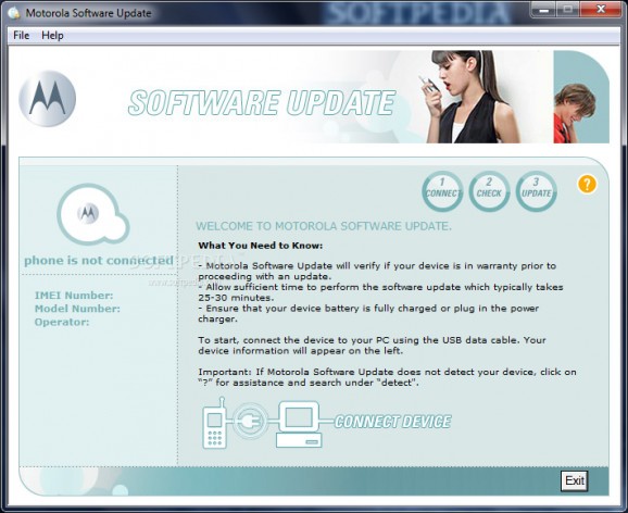Motorola Software Update screenshot