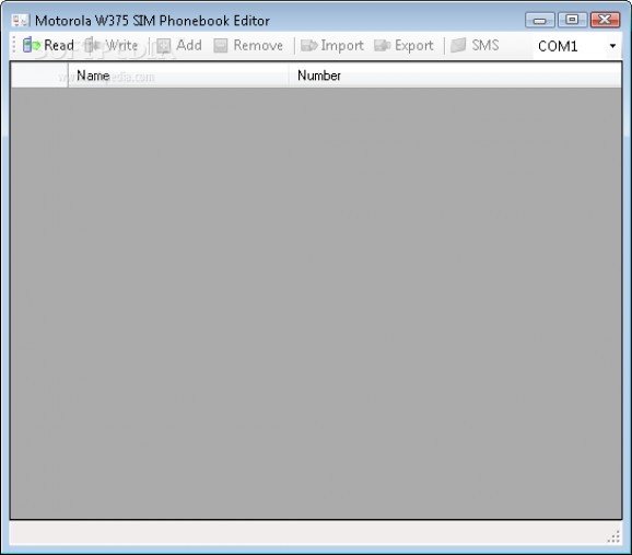 Motorola W375 Manager screenshot