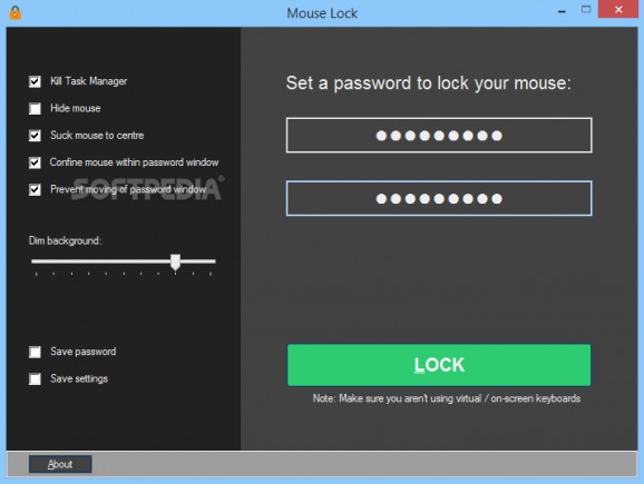 Mouse Lock screenshot