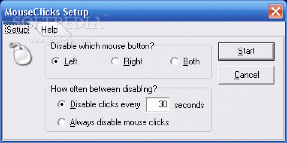 MouseClicks screenshot