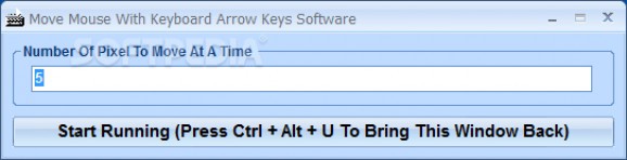 Move Mouse With Keyboard Arrow Keys Software screenshot