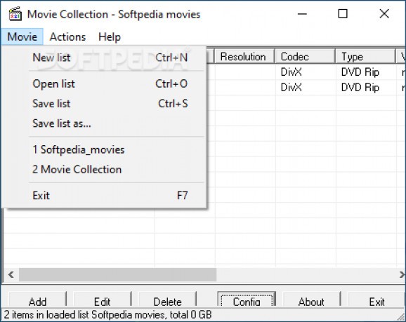 Movie Collection screenshot