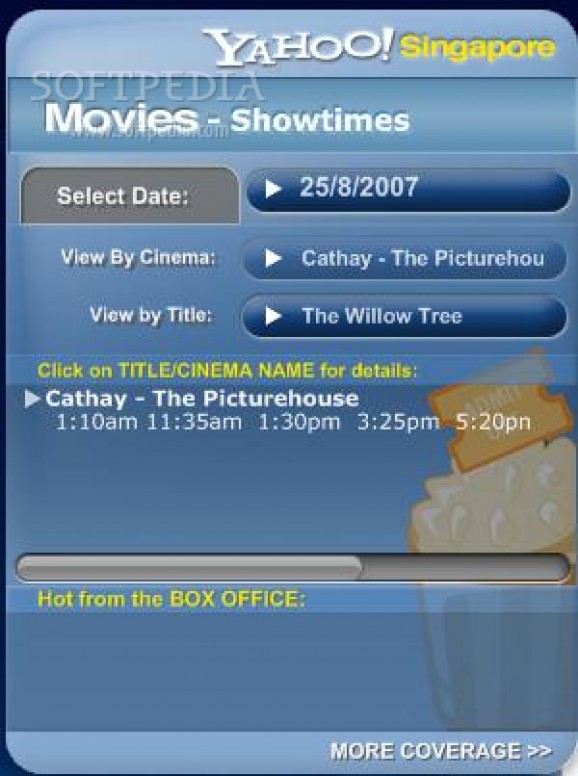 Movies Showtimes Singapore screenshot