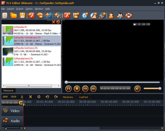 Moyea FLV Editor Ultimate screenshot