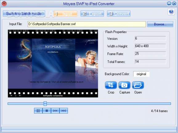 Moyea SWF to iPad Converter screenshot