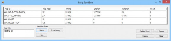Msg SandBox screenshot