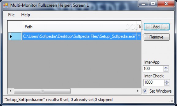 Multi-Monitor Fullscreen Helper screenshot