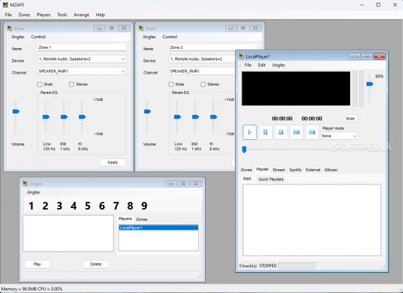 Multi Zone Audio Player (formerly Multi Room Audio Player) screenshot