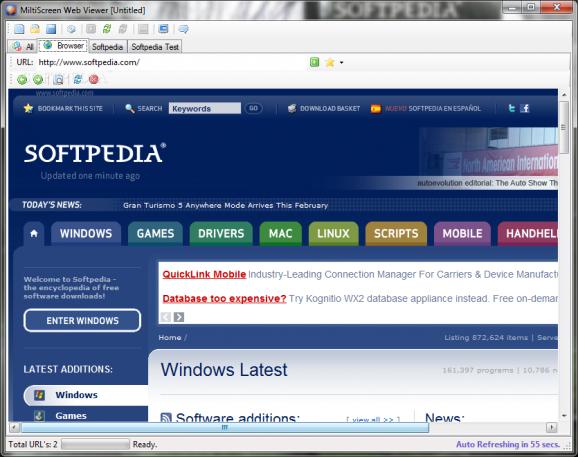 Multi Screen Web Browser screenshot