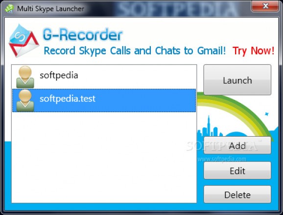 Multi Skype Launcher screenshot