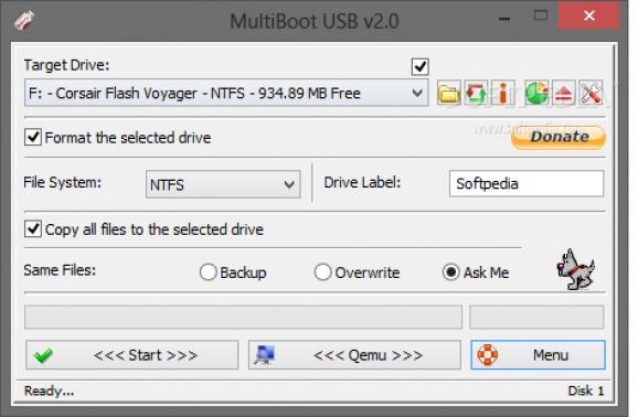 MultiBoot USB screenshot