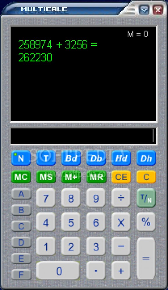 MultiCalc screenshot