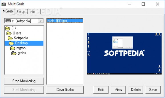 MultiGrab screenshot