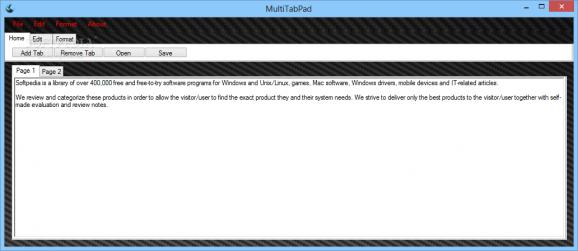 MultiTabPad screenshot