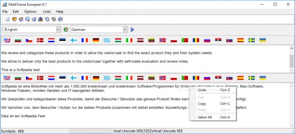 MultiTranse European screenshot