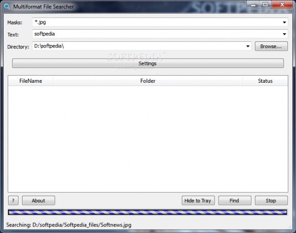 Multiformat File Searcher screenshot