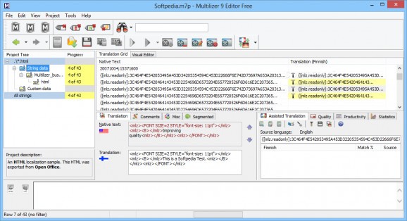 Multilizer Editor Free screenshot