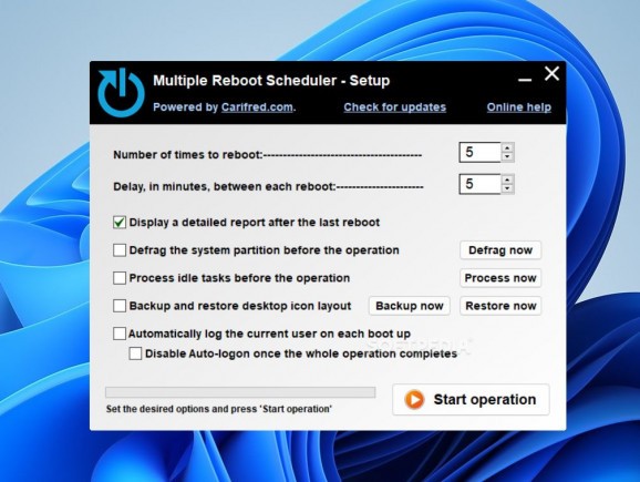 Multiple Reboot Scheduler screenshot