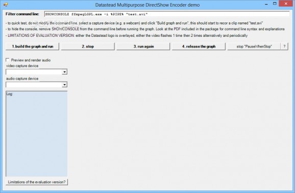 Multipurpose DirectShow Encoder screenshot