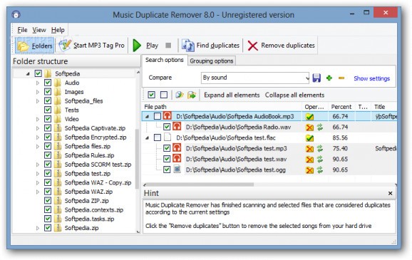 Music Duplicate Remover screenshot