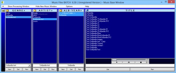 Music Files Batch screenshot