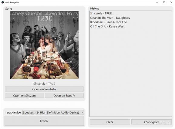 Music Recognizer screenshot