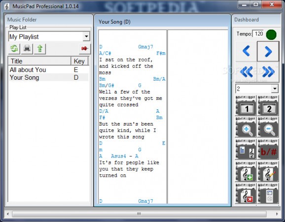 MusicPad screenshot