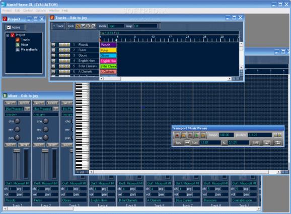 MusicPhrase XL screenshot