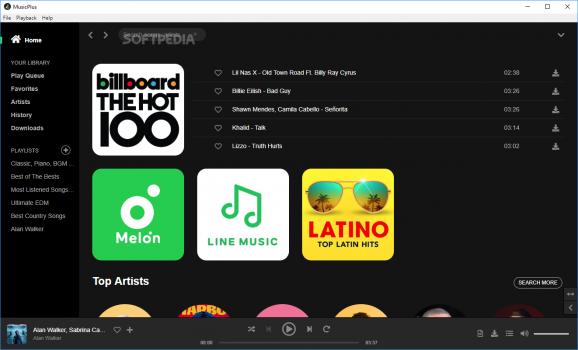 MusicPlus screenshot